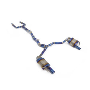 Catback titane Bleu Mercedes amg C43 E43 E400 C400 glc43 10