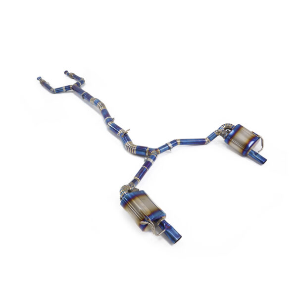 Catback titane Bleu Mercedes amg C43 E43 E400 C400 glc43 10