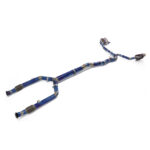 Catback titane Bleu Mercedes amg C43 E43 E400 C400 glc43 9