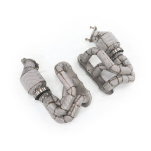 Collecteur Downpipe Porsche Cayman 981 Gt4 3.8T Inox 2