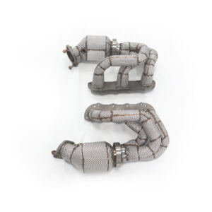 Collecteur Downpipe Porsche Cayman 981 Gt4 3.8T Inox 3